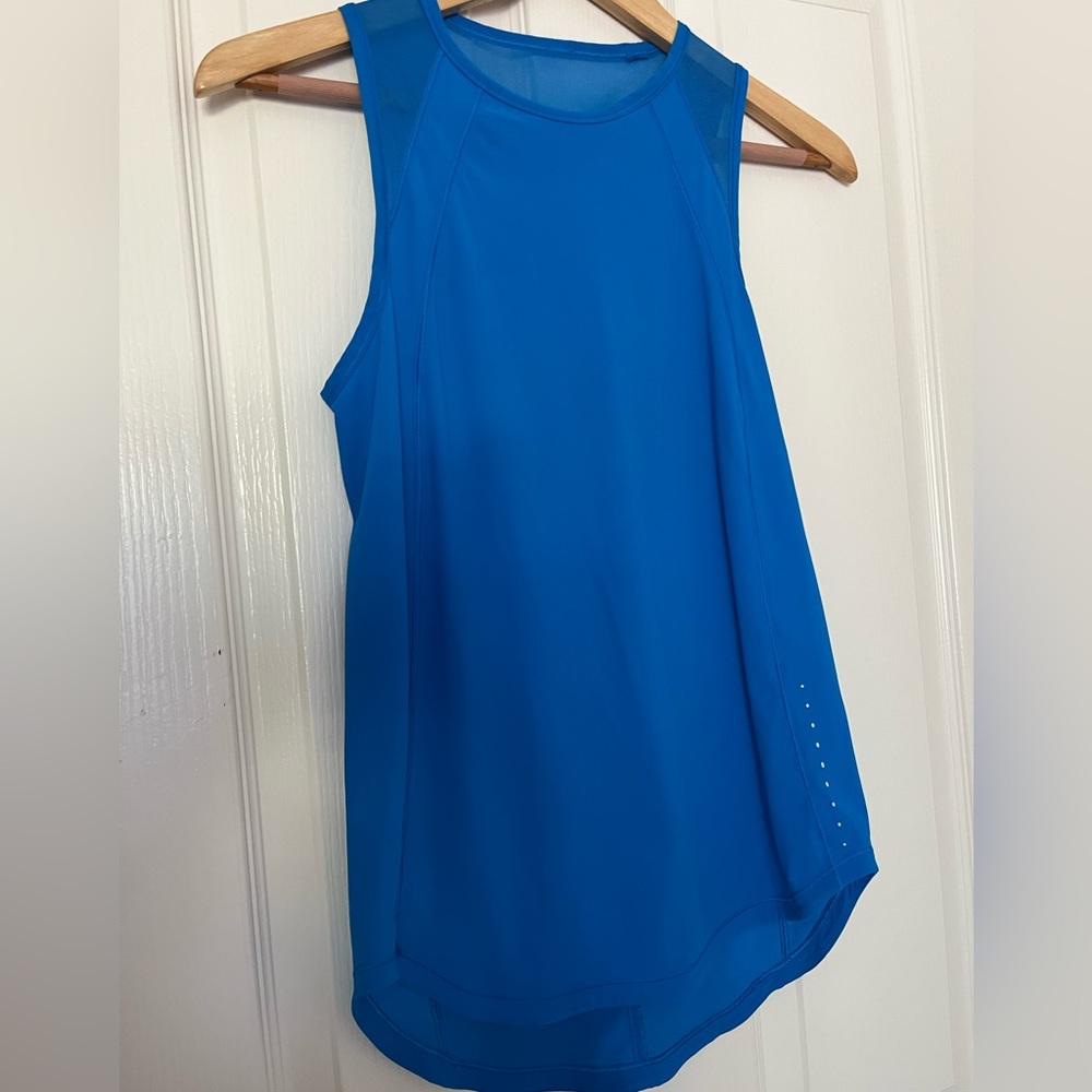 Lululemon Sculpt blue Tank Top Size 4